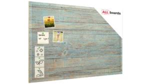 Lavagna in sughero con stampa LEGNO COLORE 2, 90x60cm cornice in legno