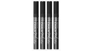 Set pennarelli a gesso liquido ALLboards - 4 pezzi - nero