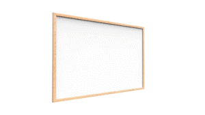 OUTLET Lavagna magnetica cancellabile a secco bianca con cornice in legno 90x60 cm