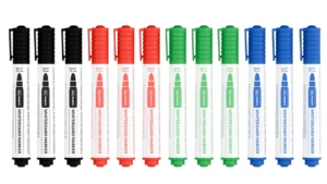 Set di pennarelli per lavagne cancellabili ALLboards – 3 x 4 colori - 12 pezzi