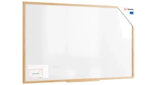 Lavagna magnetica cancellabile 200x120 cm con cornice in faggio ALLboards DESIGN