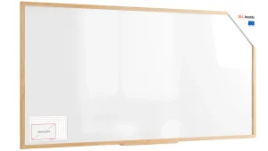 Lavagna magnetica cancellabile 240x120 cm con cornice in faggio ALLboards DESIGN