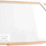 Lavagna magnetica cancellabile 90x60 cm con cornice in faggio ALLboards DESIGN