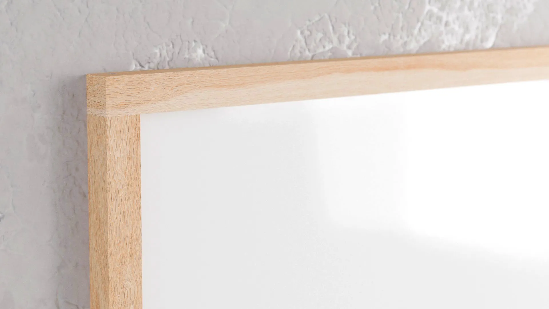 Lavagna magnetica cancellabile 90x60 cm con cornice in faggio ALLboards DESIGN - immagine 5