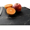 Tagliere in vetro MARMO NERO 30×40 cm tagliere piano in vetro per cucina protettivo