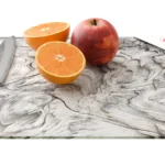 Tagliere in vetro LEGNO FOSSILIZZATO 30×40 cm tagliere piano in vetro per cucina protettivo
