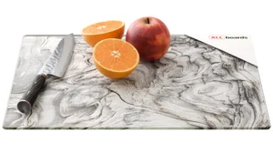 Tagliere in vetro LEGNO FOSSILIZZATO 30×40 cm tagliere piano in vetro per cucina protettivo