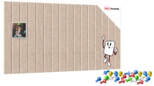 Pannelli in feltro a parete 80x40 cm sabbia