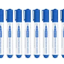 Set pennarelli per lavagne bianche cancellabili ALLboards - blu - 12 pezzi