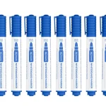 Set pennarelli per lavagne bianche cancellabili ALLboards - blu - 12 pezzi