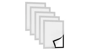 Cornice autoadesiva grigia A4 - set 5 pezzi