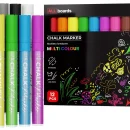 Set di pennarelli a gesso liquido ALLboards – 12 pz. colorati