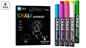 Set di pennarelli a gesso liquido TM IDEA – 8 pz. colorati