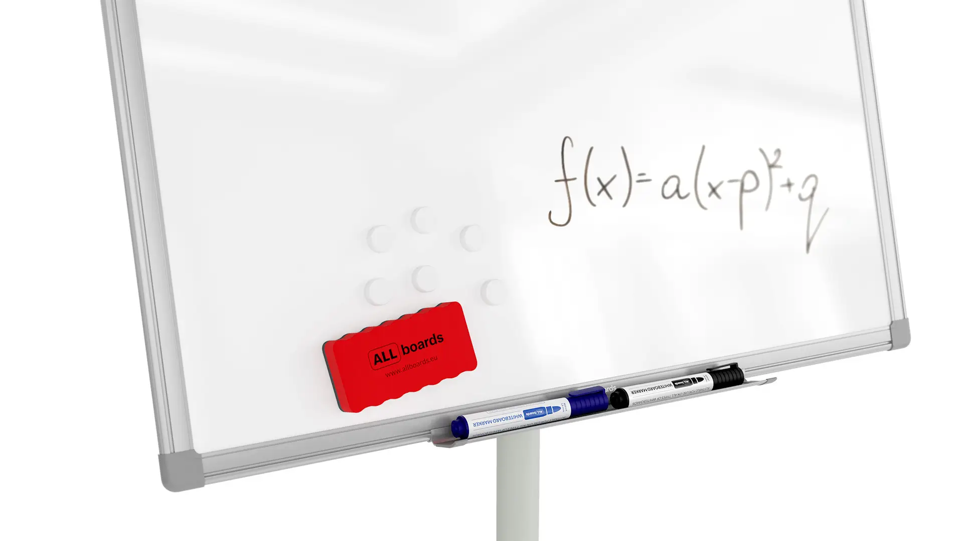 Flipchart magnetico cancellabile a secco su ruote 100x70 cm argento + ACCESSORI - immagine 8