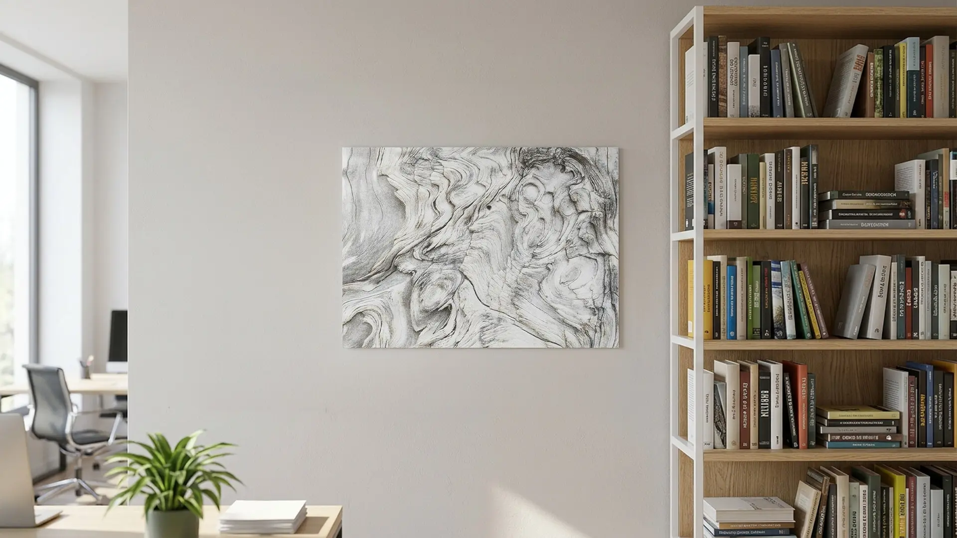 Lavagna per calamite METALboards, legno pietrificato 90x60 cm + accessori GRATIS - immagine 3