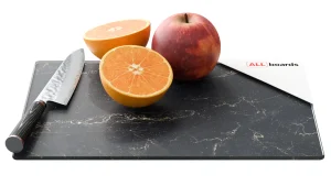 Tagliere in vetro MARMO NERO 30×20 cm