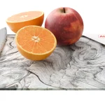 Tagliere in vetro LEGNO FOSSILIZZATO 30×20 cm