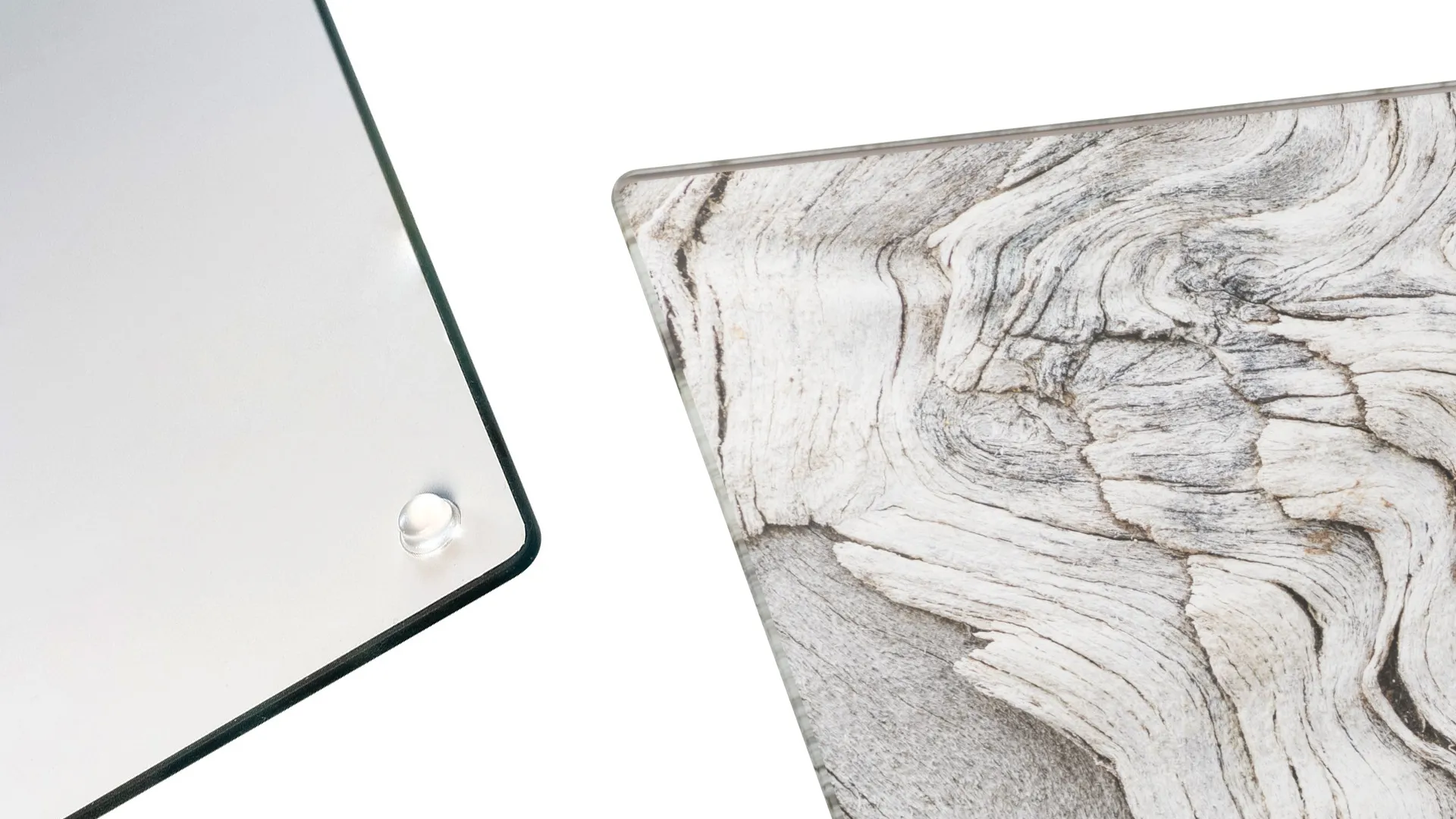 Tagliere in vetro LEGNO FOSSILIZZATO 30×20 cm - immagine 5