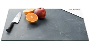 Tagliere in vetro ANTRACITE MARMO 50×40 cm