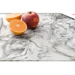 Tagliere in vetro LEGNO FOSSILIZZATO 50×40 cm