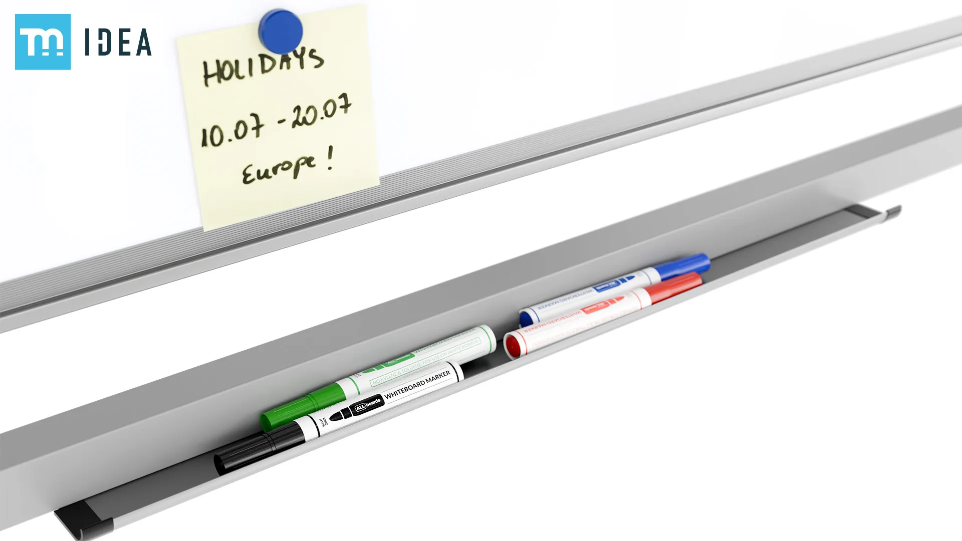 Lavagna mobile TM IDEA® bifacciale girevole magnetica e cancellabile 100x70 cm - serie FLEX - immagine 8