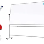 Lavagna mobile TM IDEA® bifacciale girevole magnetica e cancellabile 240x120 cm - serie FLEX