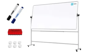 Lavagna mobile TM IDEA® bifacciale girevole magnetica e cancellabile 240x120 cm - serie FLEX