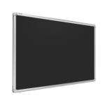 Lavagna colorata con superficie in feltro 90x60 cm - nero