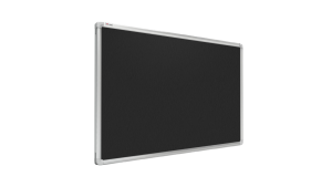 Lavagna colorata con superficie in feltro 90x60 cm - nero