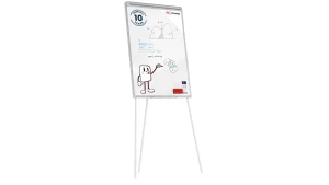 Lavagna portablocco magnetica cancellabile 100x70 cm argento + ACCESSORI